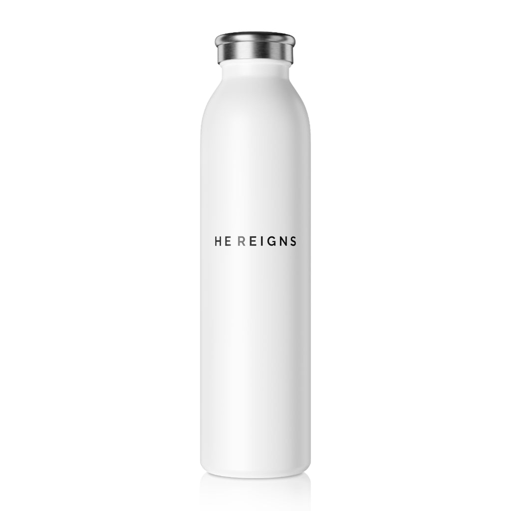 HE REIGNS Slim Water Bottle