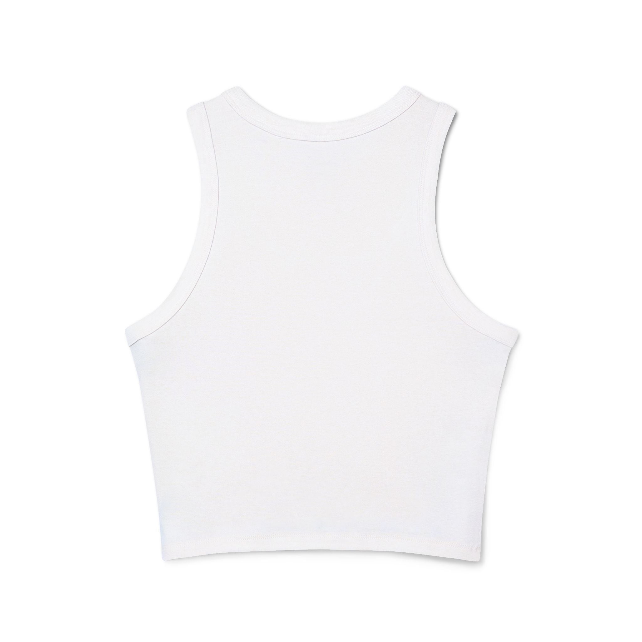 HE REIGNS Women's Micro Rib Racer Tank Top