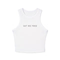 SET ME FREE Women's Micro Rib Racer Tank Top
