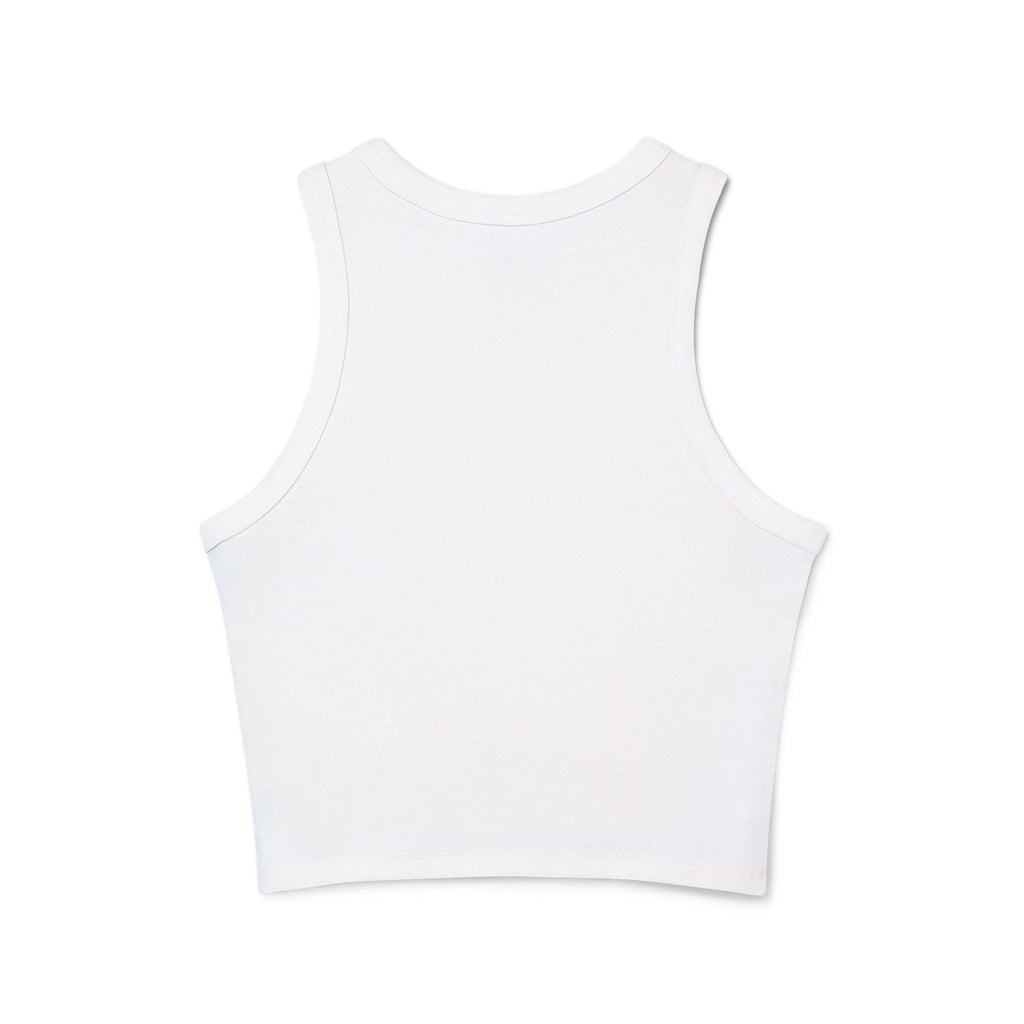 SET ME FREE Women's Micro Rib Racer Tank Top
