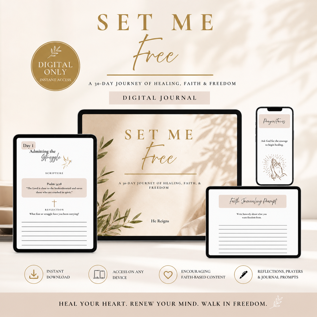 Set Me Free — A 30-Day Digital Journal for Your Heart & Soul